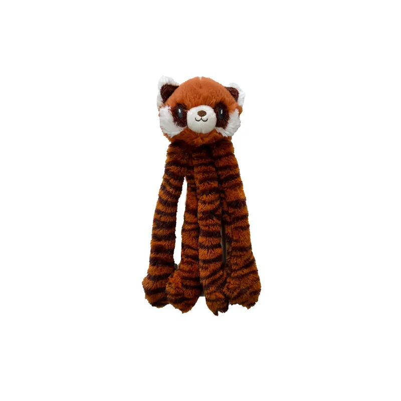 Billigare Bark-a-Boo Wild World Röd Panda med Långa Ben Mjukisdjur till Hund 30 cm